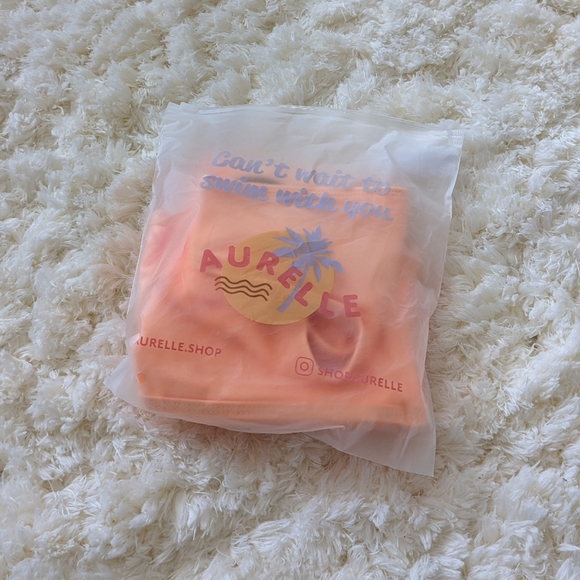 Aurelle Peach creamsicle Bikini Set - Picture 2 of 6